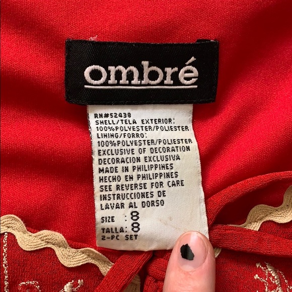 Vintage red blouse - Picture 5 of 5